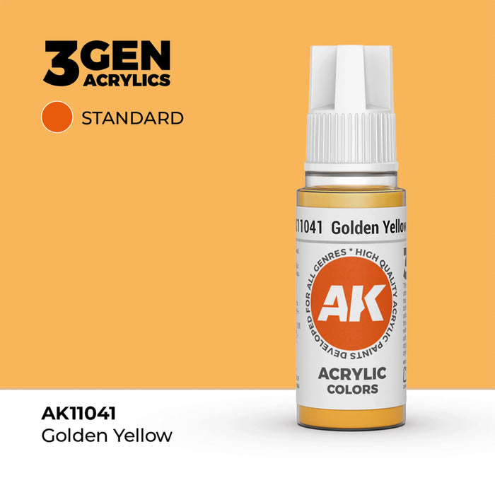 AK Interactive Standard Colors - Golden Yellow (17ml)