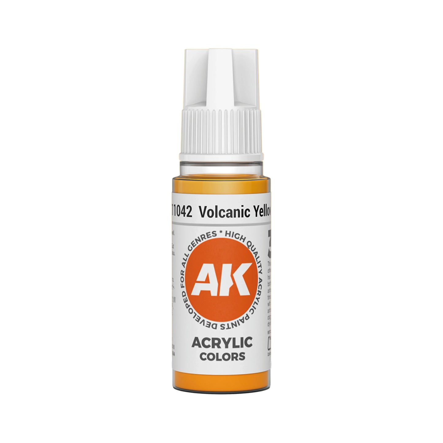 AK Interactive Standard Colors - Volcanic Yellow (17ml)