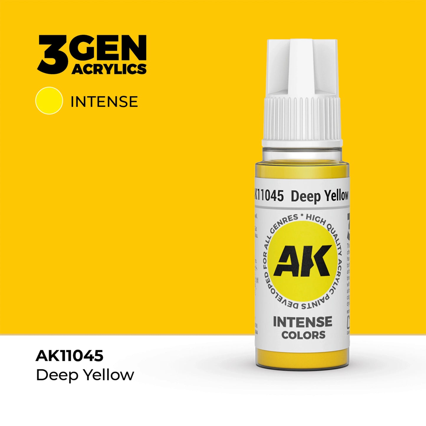 AK Interactive Intense Colors - Deep Yellow (17ml)