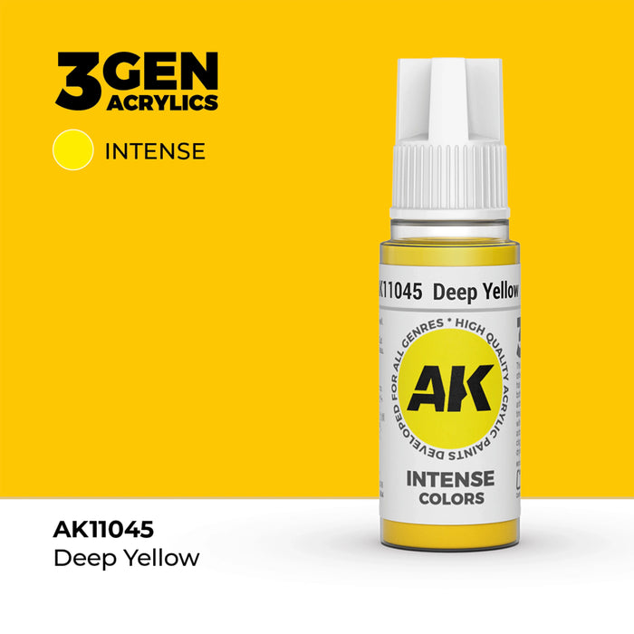 AK Interactive Intense Colors - Deep Yellow (17ml)
