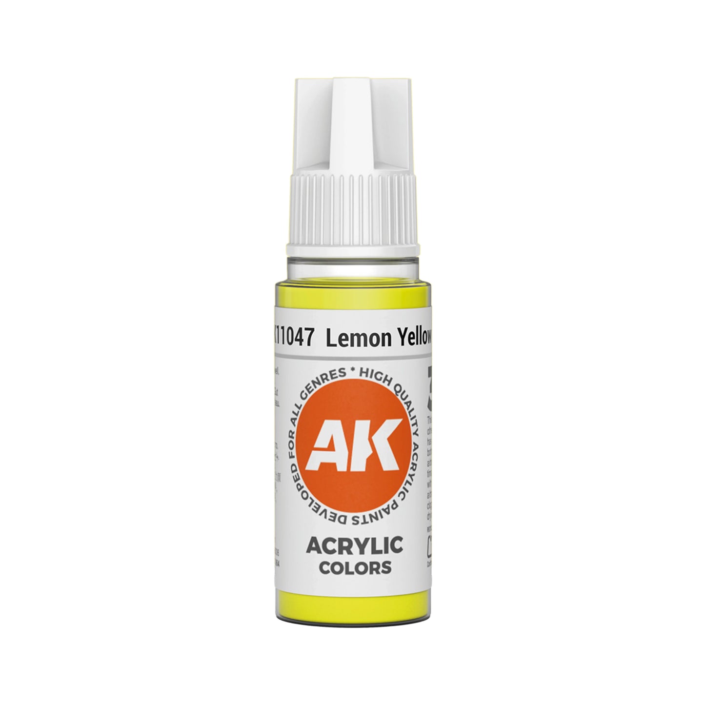 AK Interactive Standard Colors - Lemon Yellow (17ml)