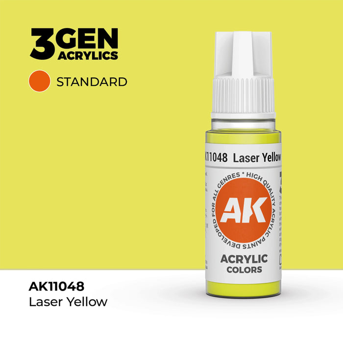 AK Interactive Standard Colors - Laser Yellow (17ml)