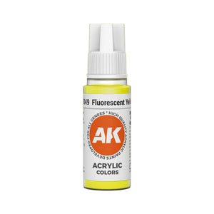 AK Interactive Standard Colors - Fluorescent Yellow (17ml)