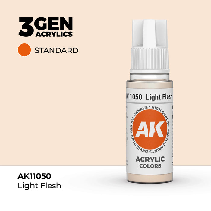 AK Interactive Standard Colors - Light Flesh (17ml)