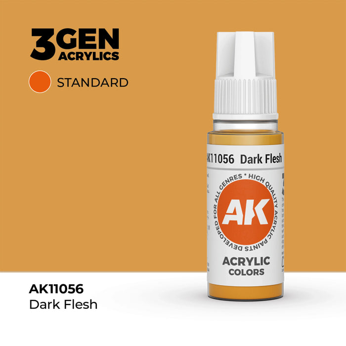 AK Interactive Standard Colors - Dark Flesh (17ml)