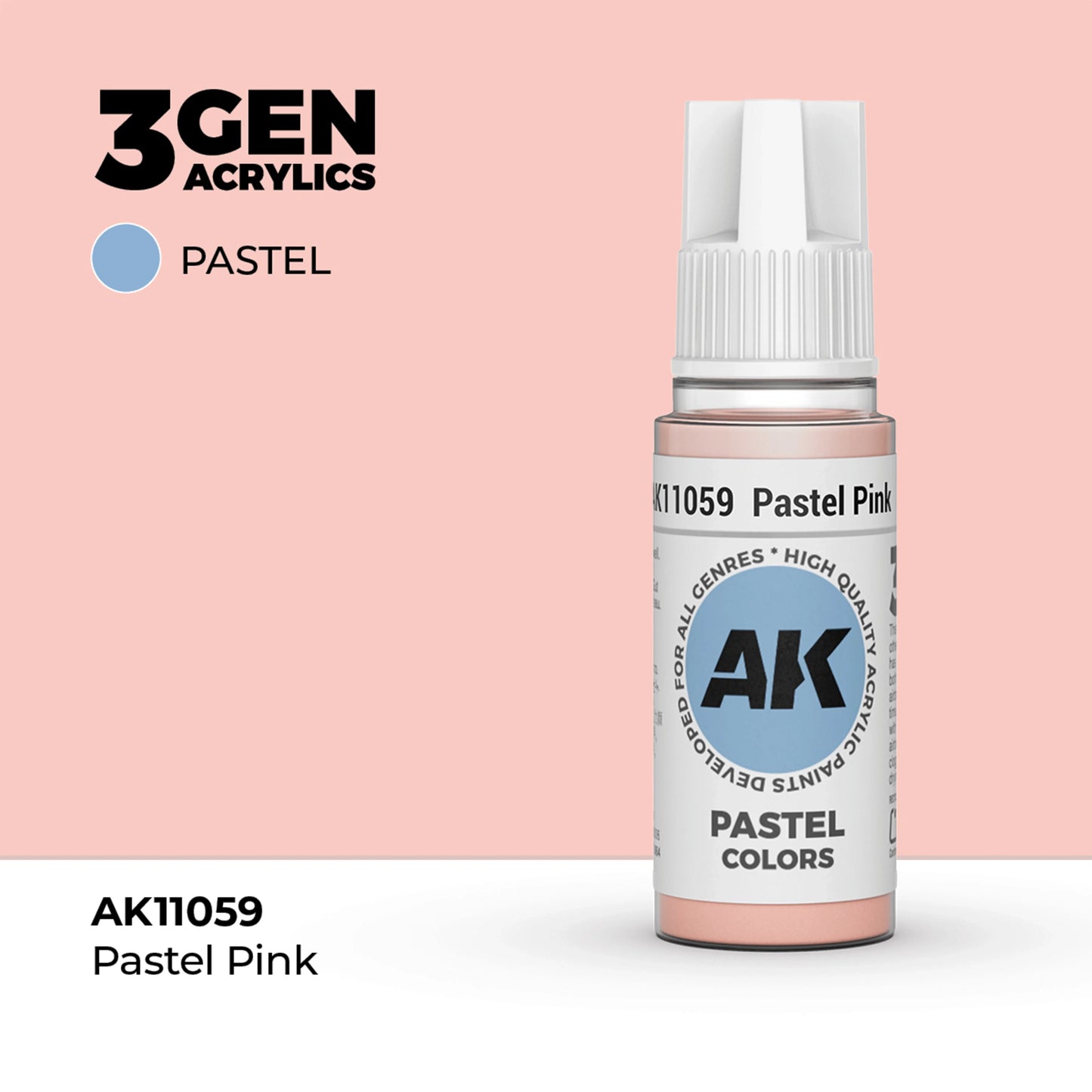 AK Interactive Pastel Colors - Pastel Pink (17ml)