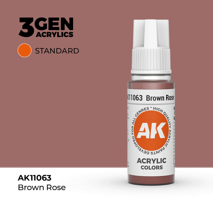 AK Interactive Standard Colors - Brown Rose (17ml)