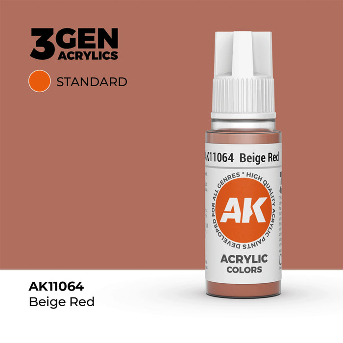 AK Interactive Standard Colors - Beige Red (17ml)