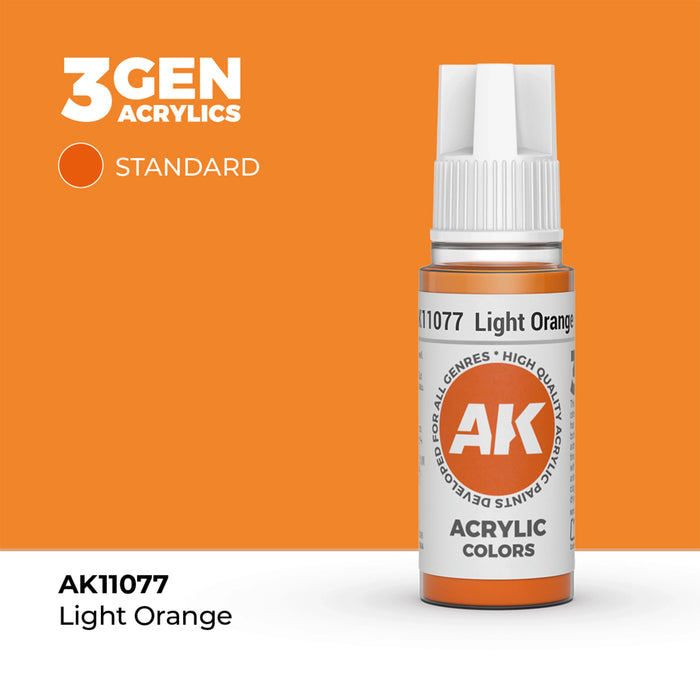 AK Interactive Standard Colors - Light Orange (17ml)