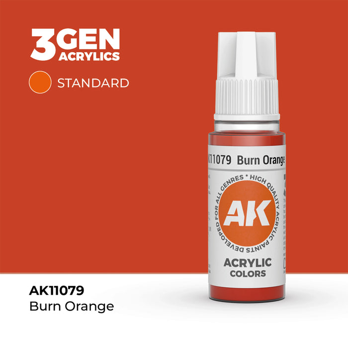 AK Interactive Standard Colors - Burn Orange (17ml)