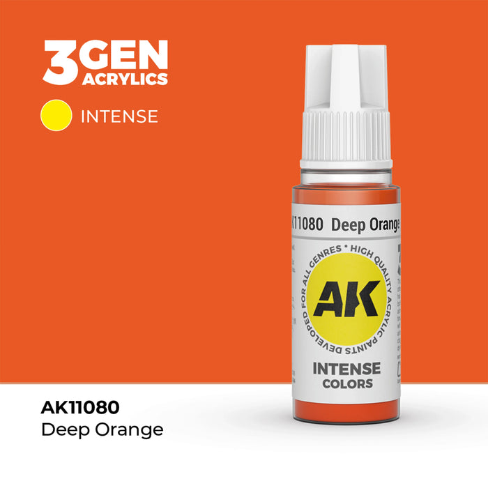 AK Interactive Intense Colors - Deep Orange (17ml)
