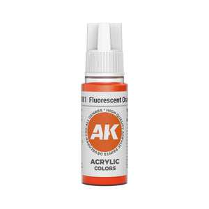 AK Interactive Standard Colors - Fluorescent Orange (17ml)