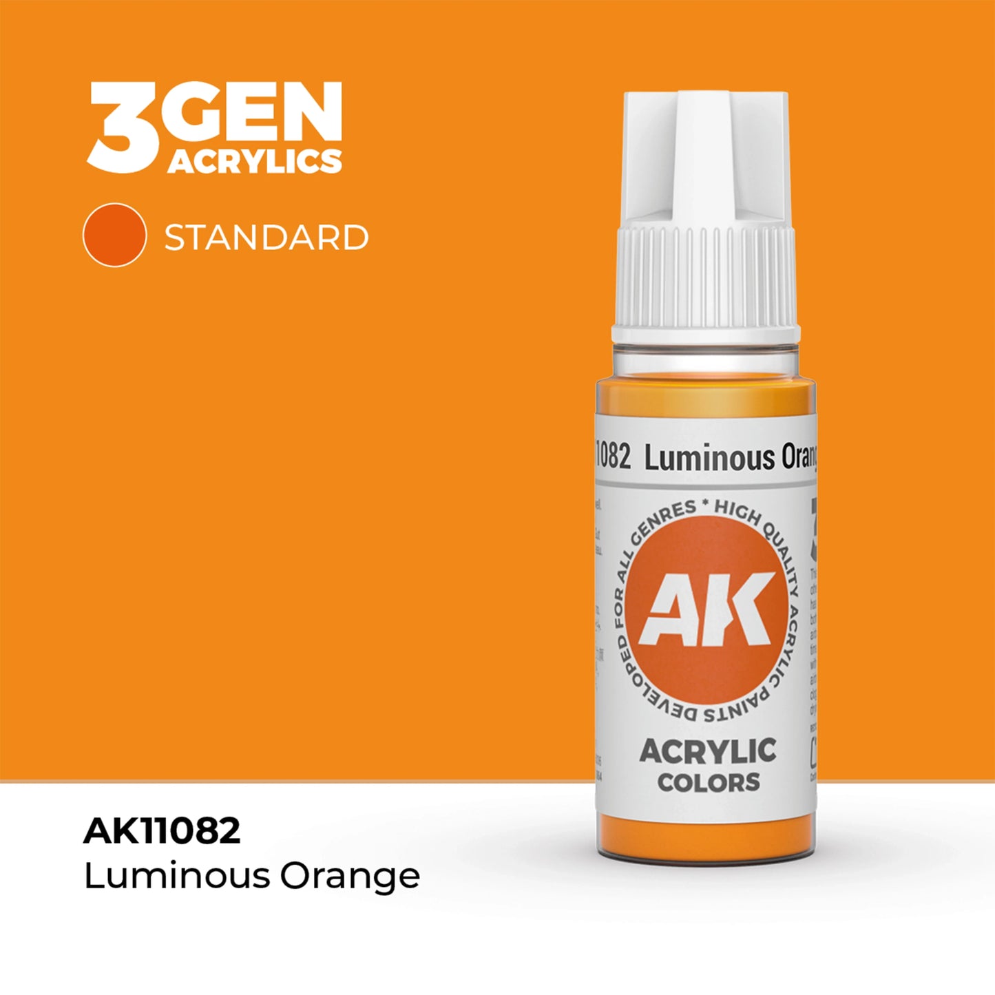 AK Interactive Standard Colors - Luminous Orange (17ml)