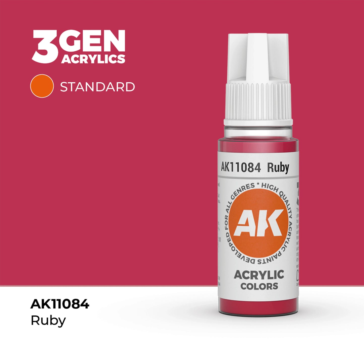 AK Interactive Standard Colors - Ruby (17ml)