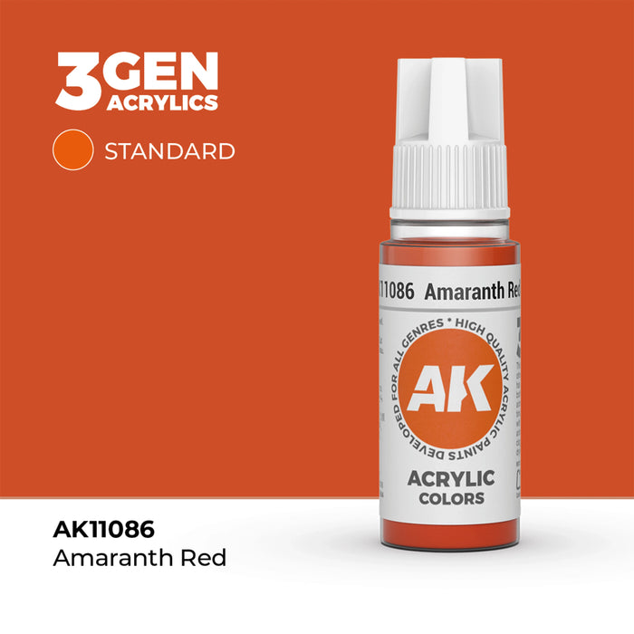 AK Interactive Standard Colors - Amaranth Red (17ml)