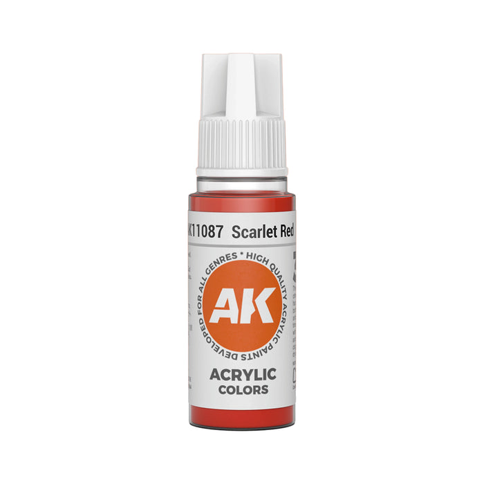 AK Interactive Standard Colors - Scarlet Red (17ml)