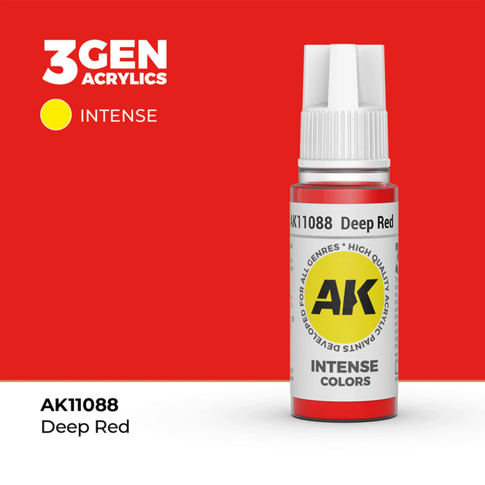 AK Interactive Intense Colors - Deep Red (17ml)