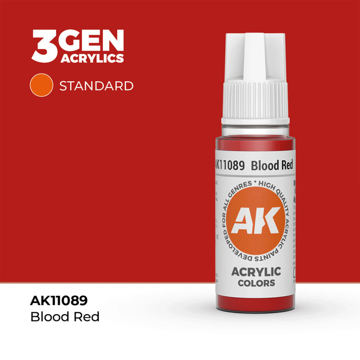 AK Interactive Standard Colors - Blood Red (17ml)