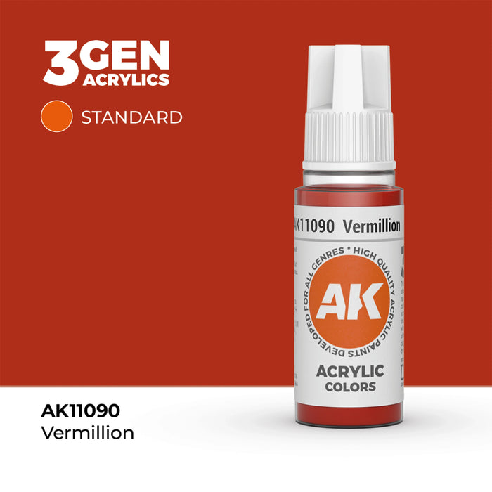AK Interactive Standard Colors - Vermillion (17ml)