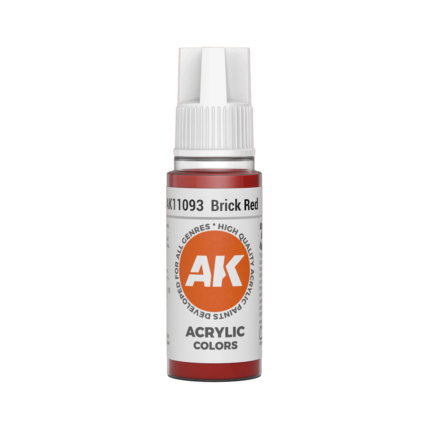 AK Interactive Standard Colors - Brick Red (17ml)