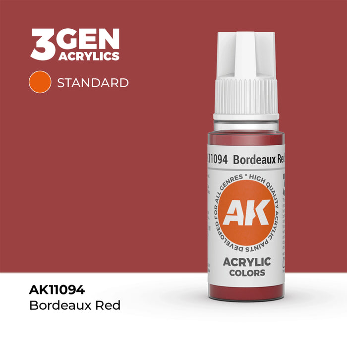 AK Interactive Standard Colors - Bordeaux Red (17ml)