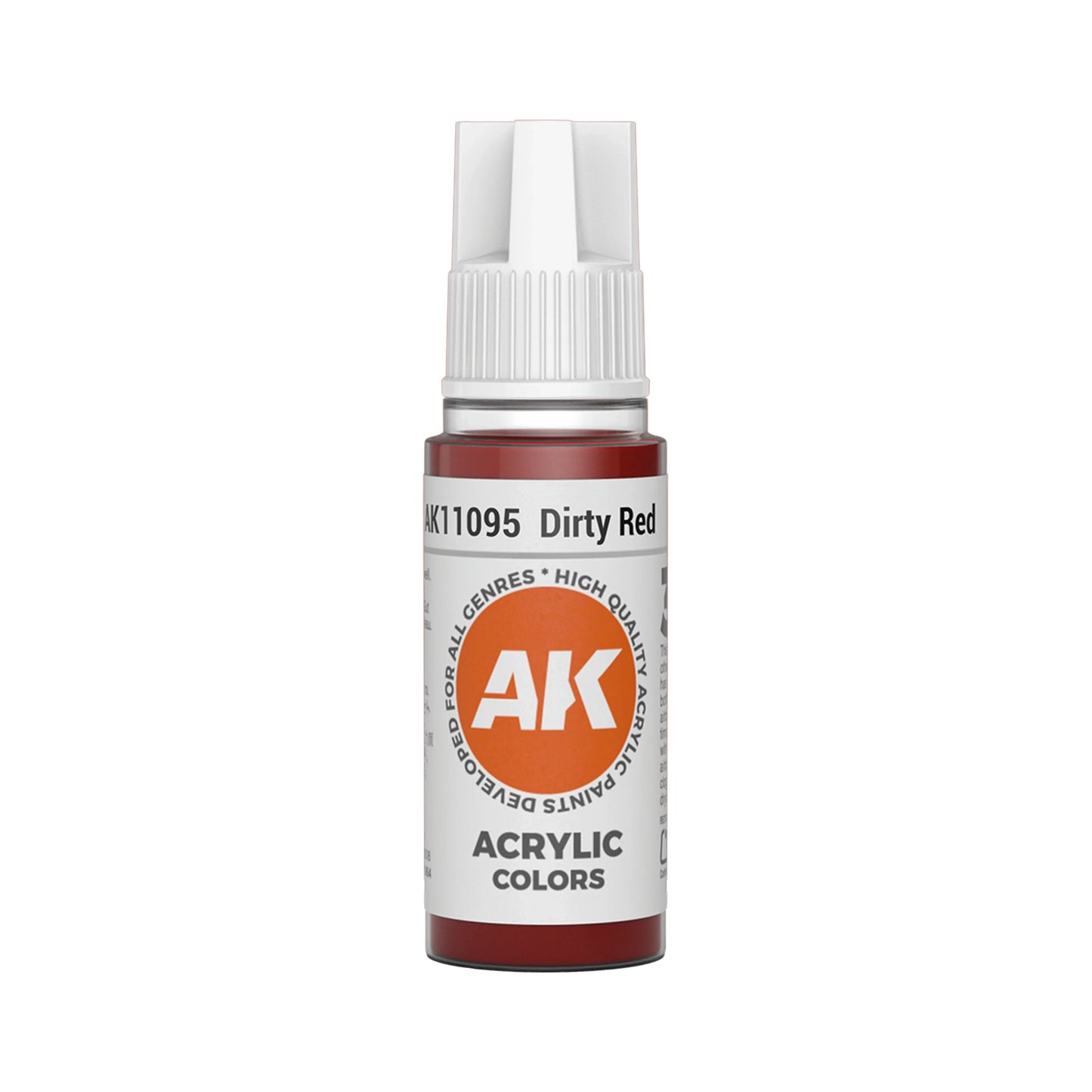 AK Interactive Standard Colors - Dirty Red (17ml)