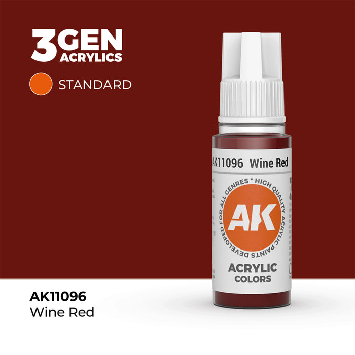 AK Interactive Standard Colors - Wine Red (17ml)