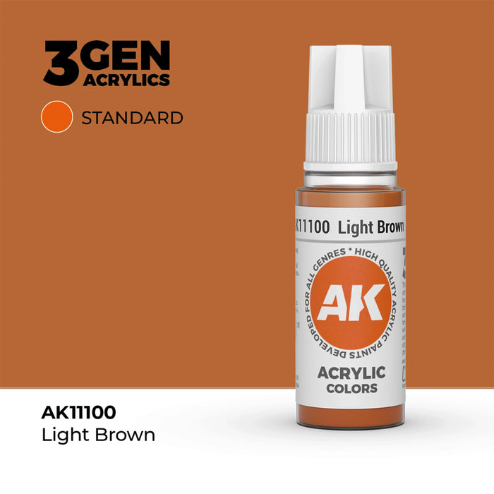 AK Interactive Standard Colors - Light Brown (17ml)