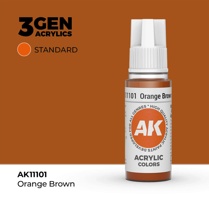 AK Interactive Standard Colors - Orange Brown (17ml)
