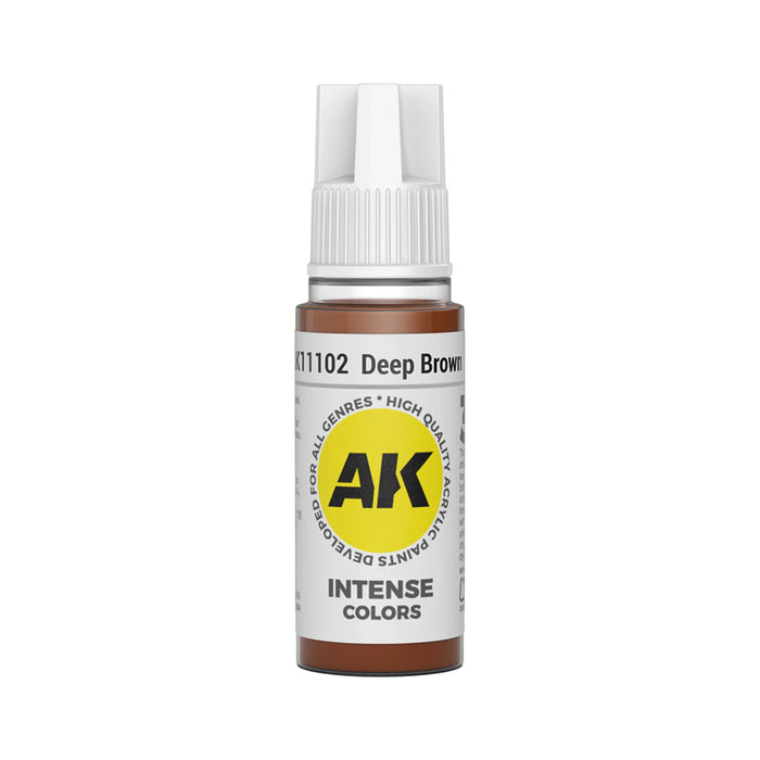 AK Interactive Intense Colors - Deep Brown (17ml)