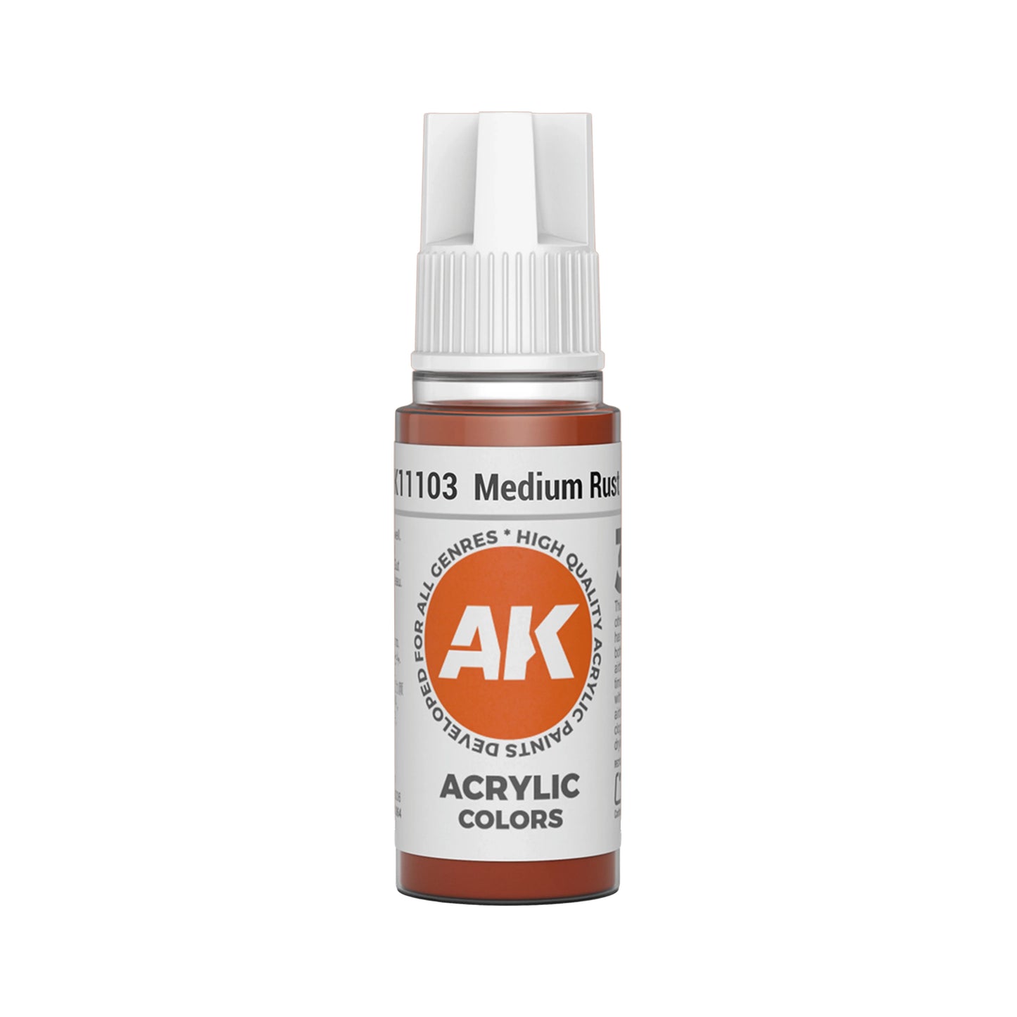 AK Interactive Standard Colors - Medium Rust (17ml)