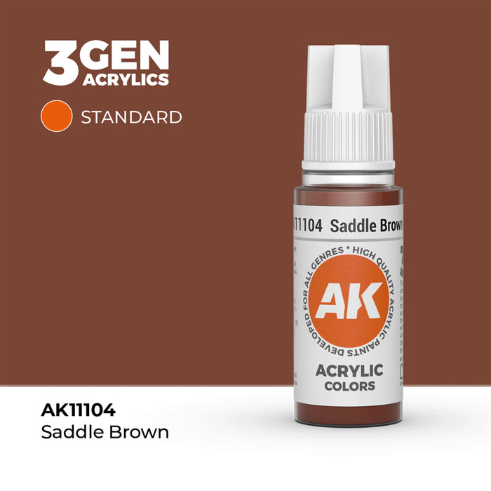 AK Interactive Standard Colors - Saddle Brown (17ml)