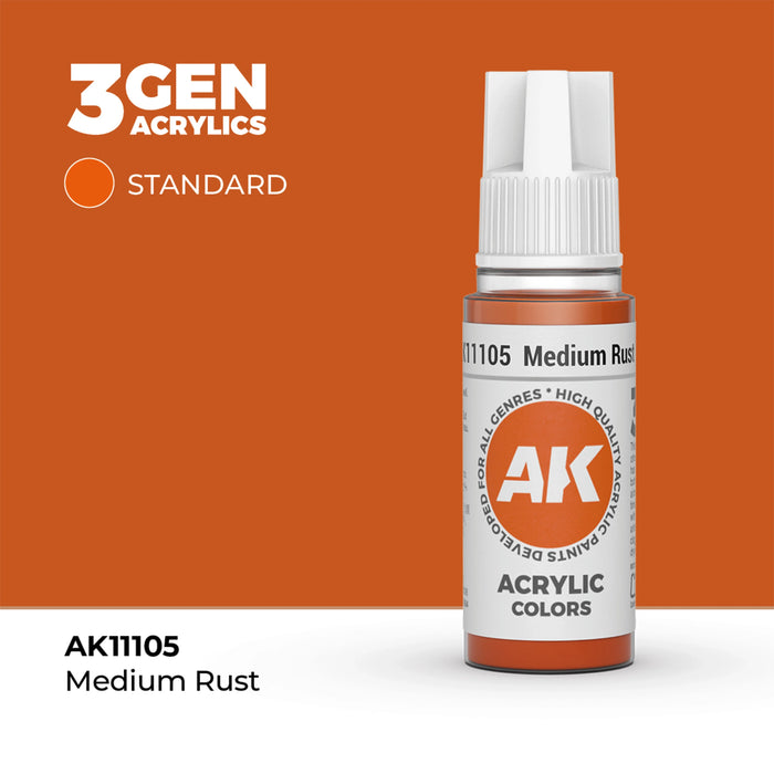 AK Interactive Standard Colors - Light Rust (17ml)