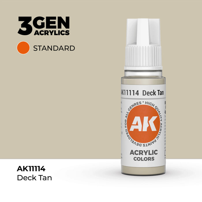 AK Interactive Standard Colors - Deck Tan (17ml)