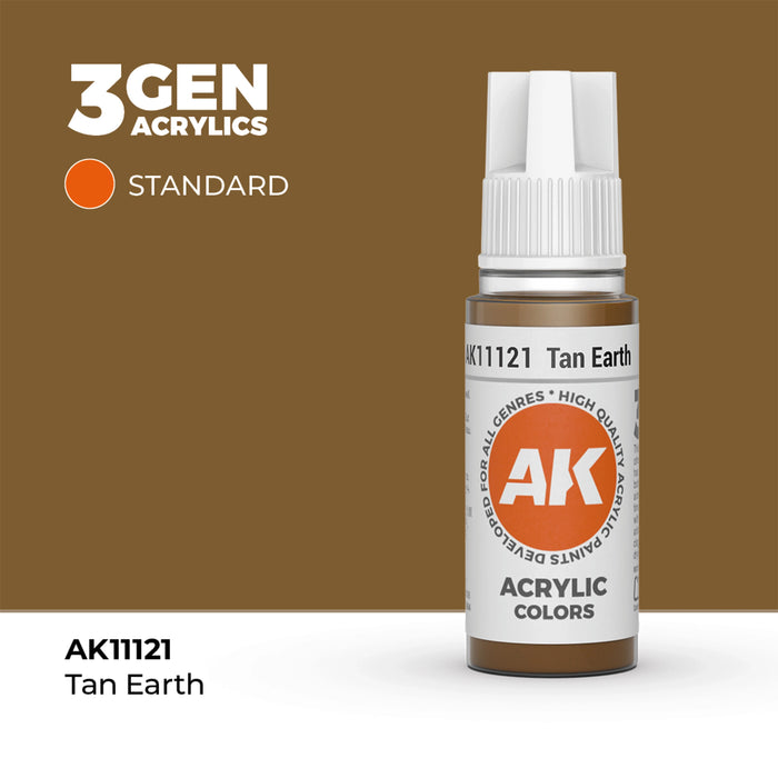 AK Interactive Standard Colors - Tan Earth (17ml)