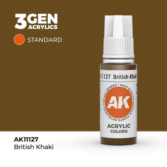 AK Interactive Standard Colors - British Khaki (17ml)