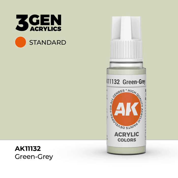 AK Interactive Standard Colors - Green-Grey (17ml)