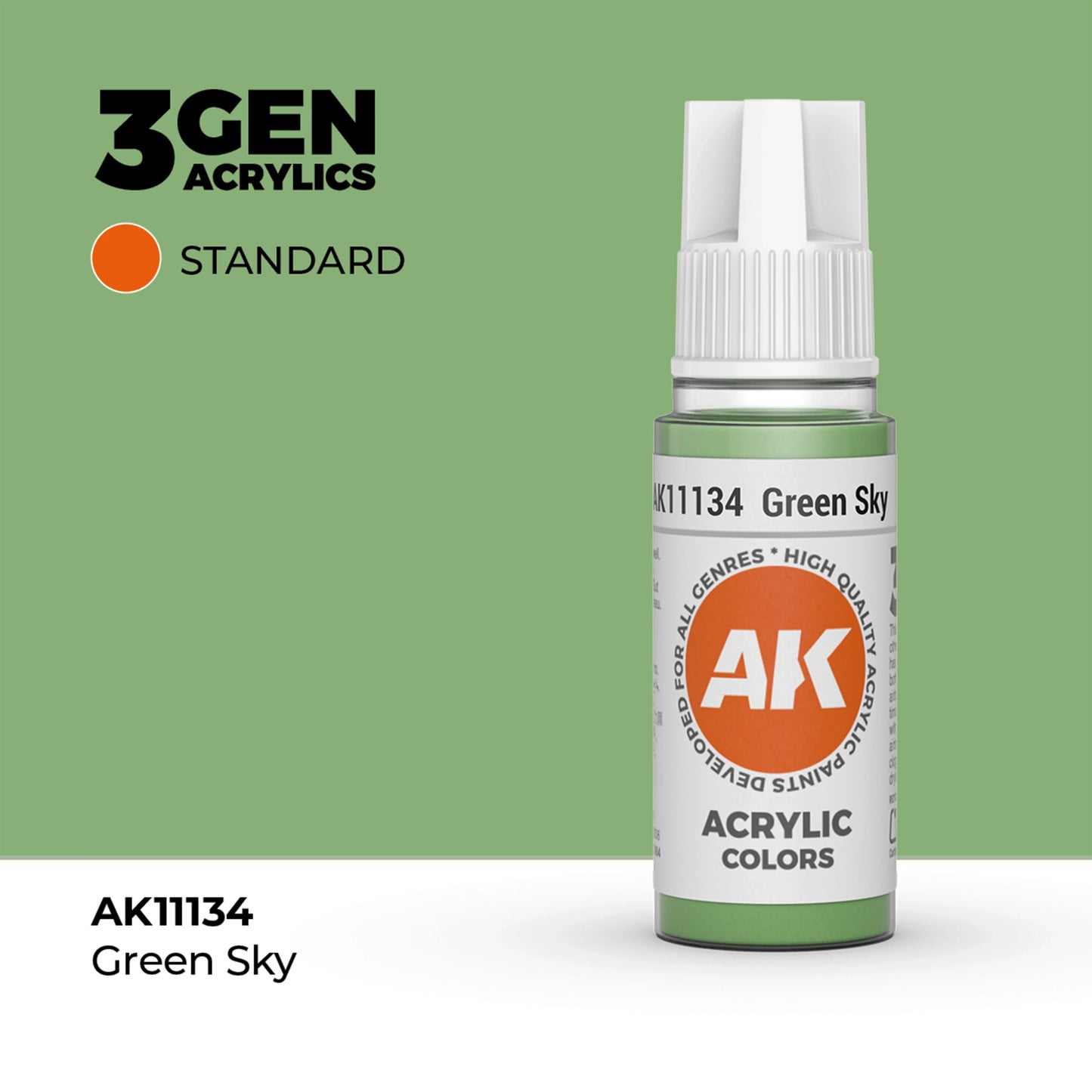 AK Interactive Standard Colors - Green Sky (17ml)