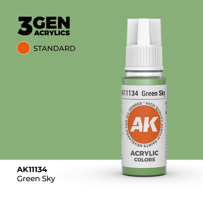 AK Interactive Standard Colors - Green Sky (17ml)