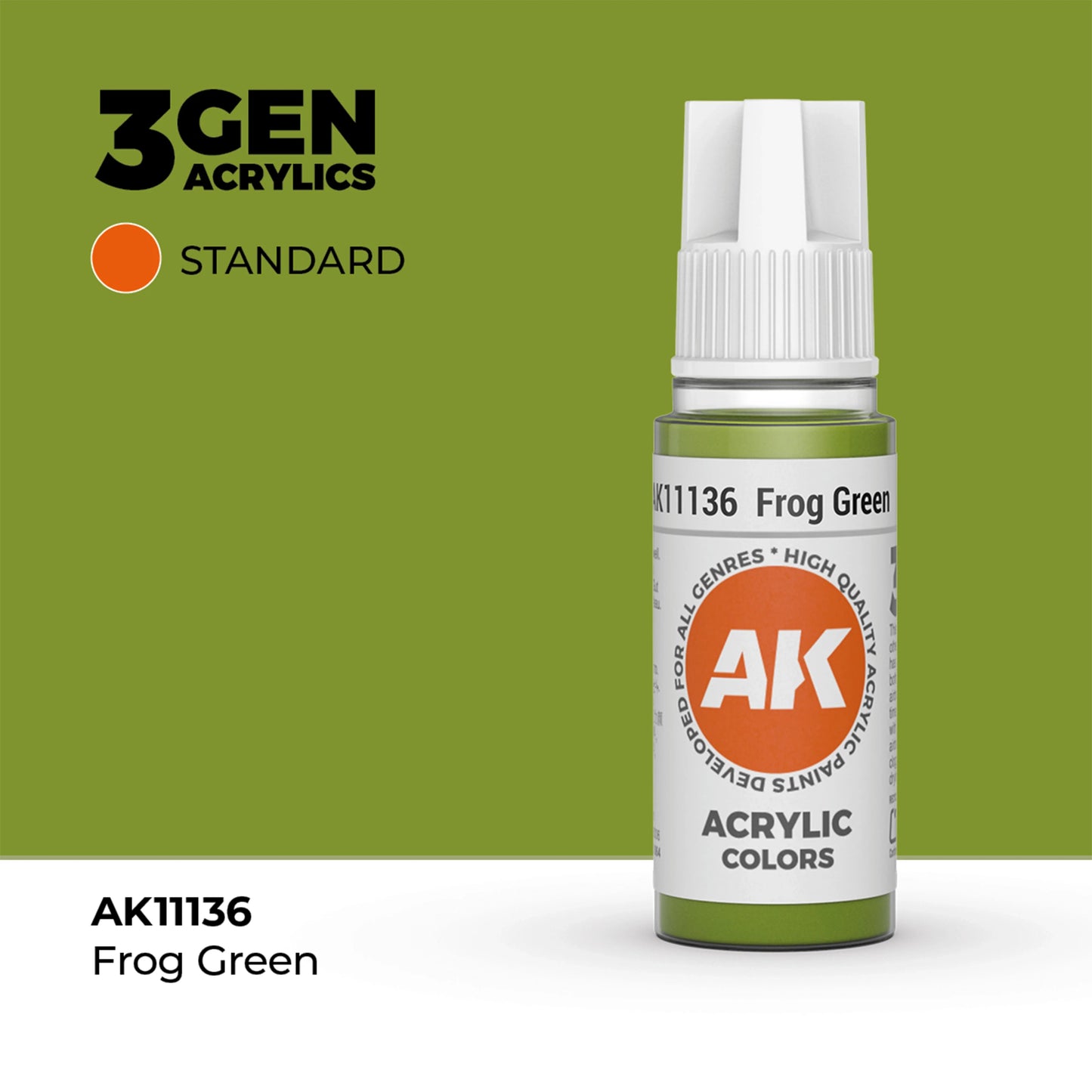 AK Interactive Standard Colors - Frog Green (17ml)