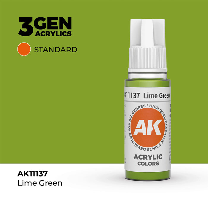 AK Interactive Standard Colors - Lime Green (17ml)