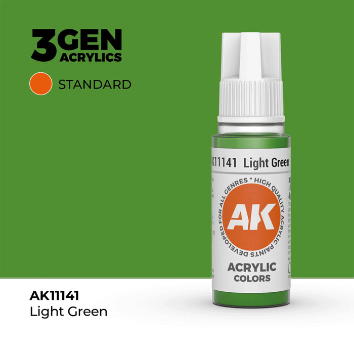 AK Interactive Standard Colors - Light Green (17ml)