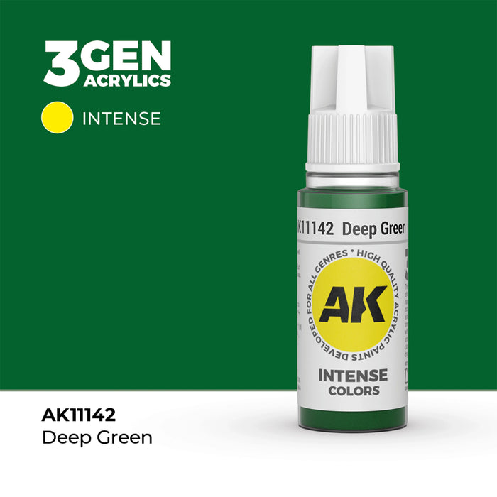 AK Interactive Intense Colors - Deep Green (17ml)