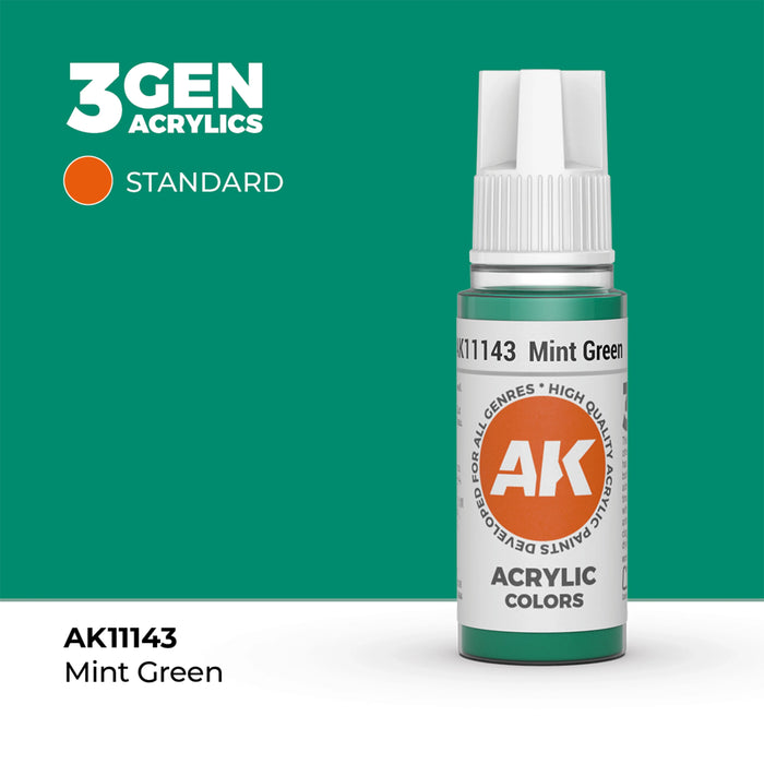 AK Interactive Standard Colors - Mint Green (17ml)