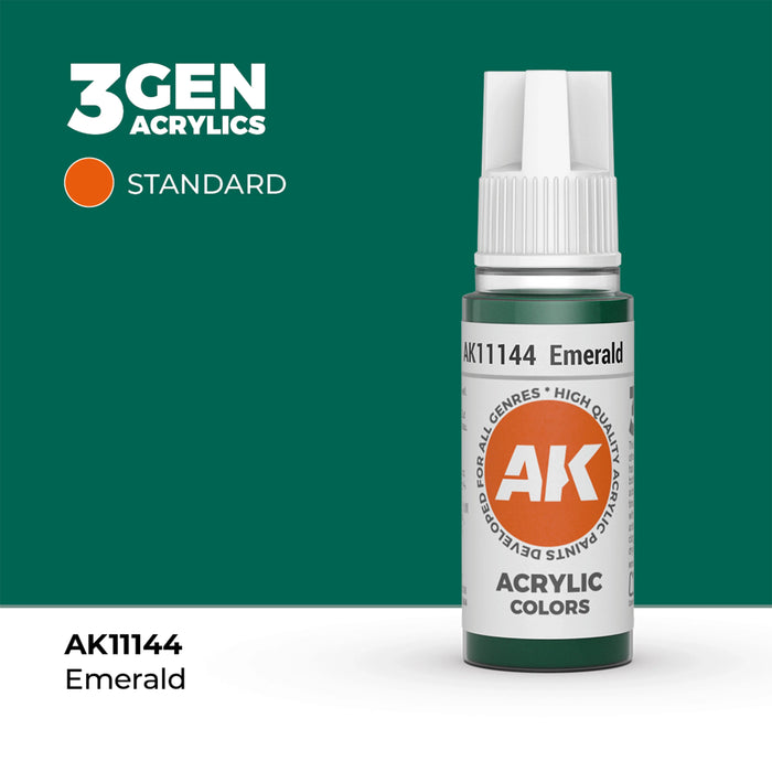 AK Interactive Standard Colors - Emerald (17ml)