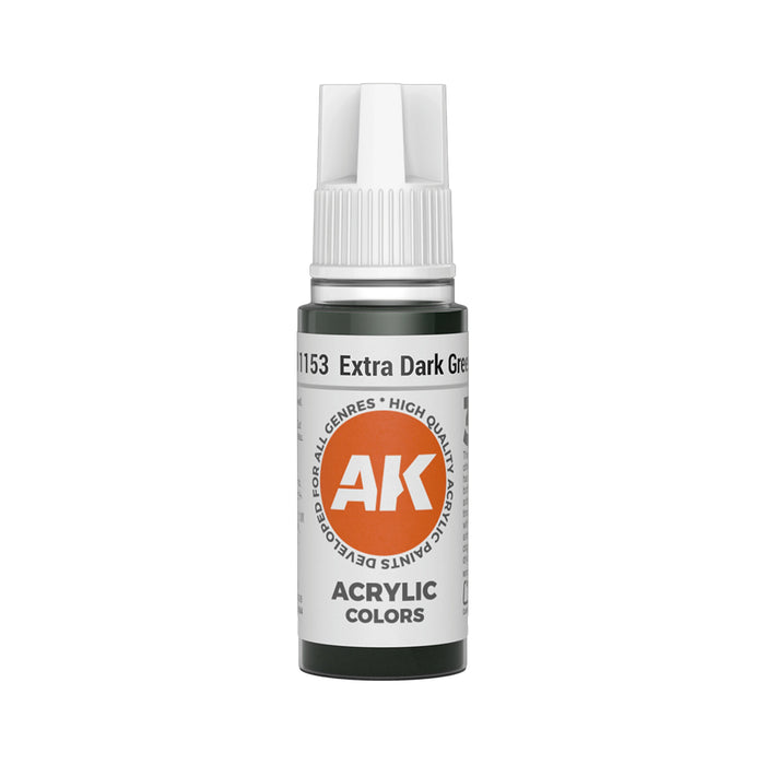 AK Interactive Standard Colors - Extra Dark Green (17ml)