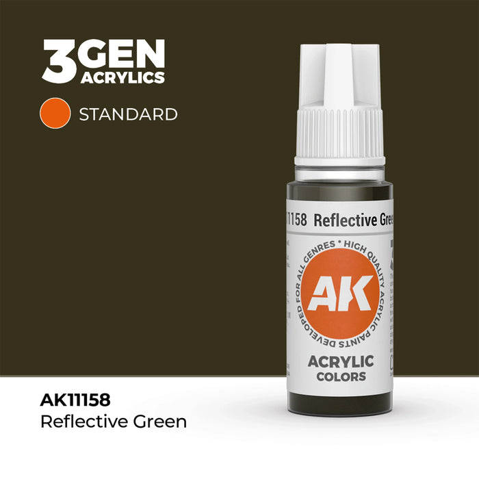 AK Interactive Standard Colors - Reflective Green (17ml)