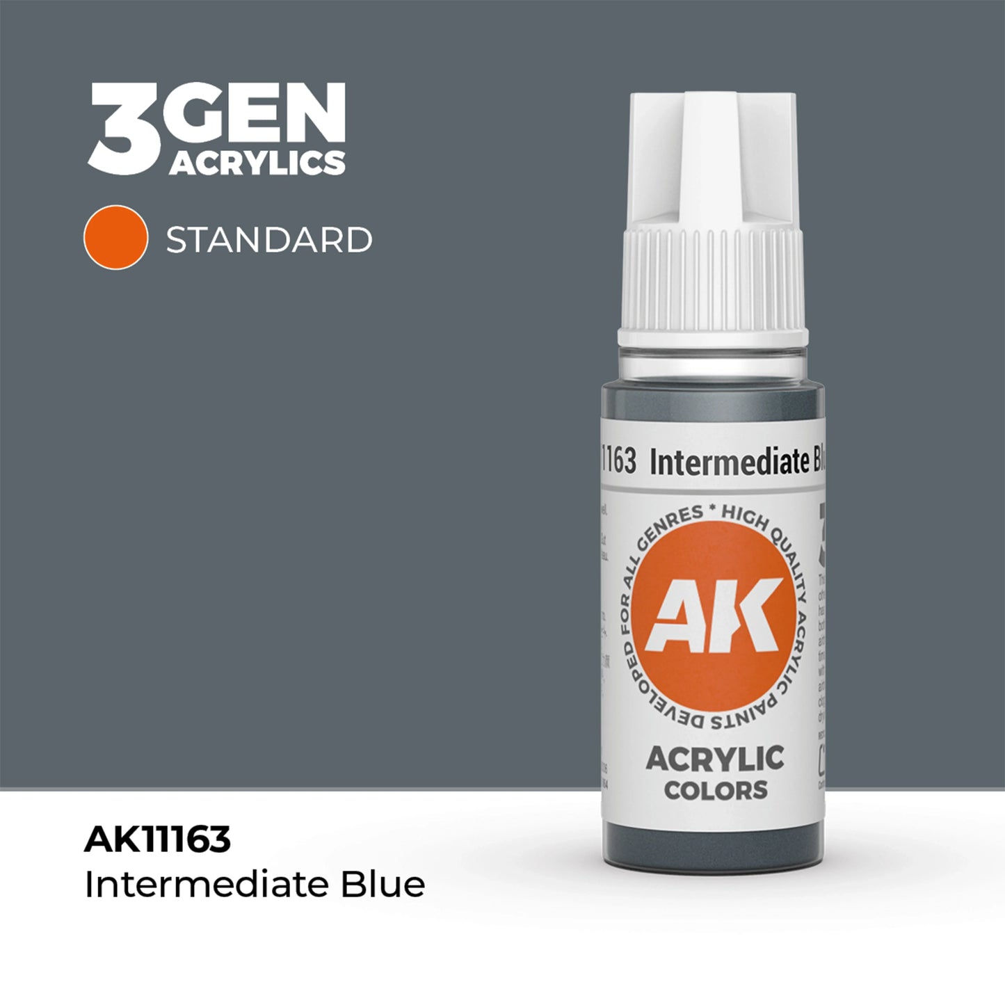 AK Interactive Standard Colors - Intermediate Blue (17ml)