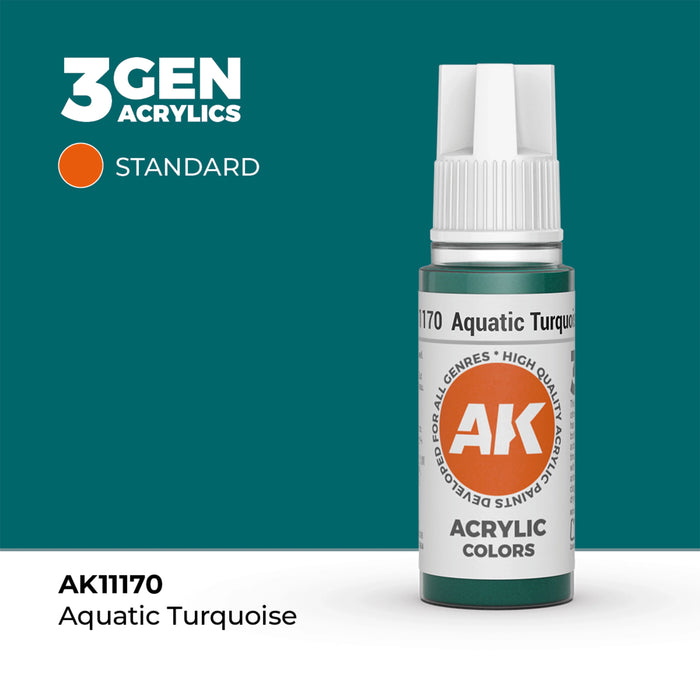 AK Interactive Standard Colors - Aquatic Turquoise (17ml)