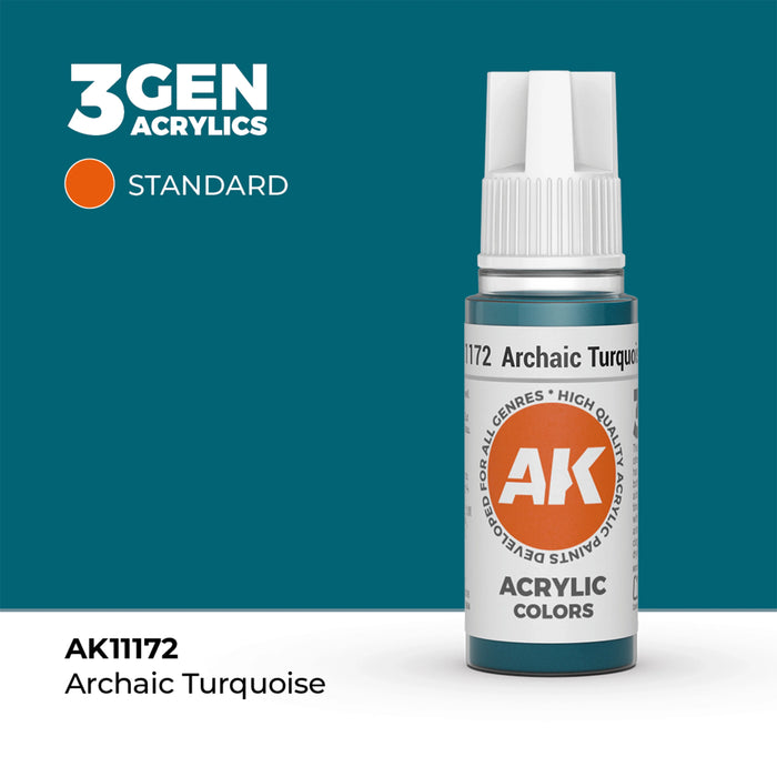 AK Interactive Standard Colors - Archaic Turquoise (17ml)